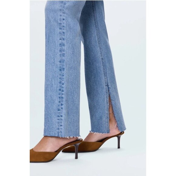 PISTOLA Colleen Slim Boot High Rise Women’s Size 25 Raw Hem Side Slit‎ Slimming - Picture 5 of 16